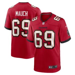 Cody Mauch Tampa Bay Buccaneers  Game Jersey -  Red