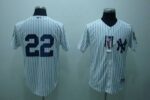 New York Yankees #22 Jacoby Ellsbury White Stitched Jersey
