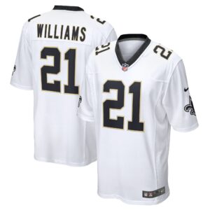 Jamaal Williams New Orleans Saints Team Game Jersey -  White