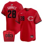 Eugenio Suárez #28 Cincinnati Reds 2026 City Connect Vapor Premier Limited Jersey - All Stitched