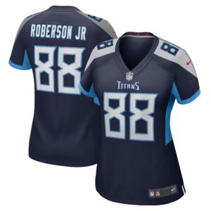 Reggie Roberson Jr. Tennessee Titans  Women's Home Game Player Jersey - Navy