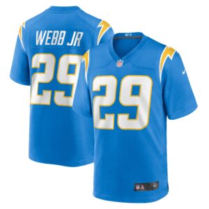 Mark Webb Jr. Los Angeles Chargers  Game Jersey - Powder Blue