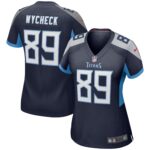 Frank Wycheck Tennessee Titans Women's Game Retired Player Jersey - Navy
