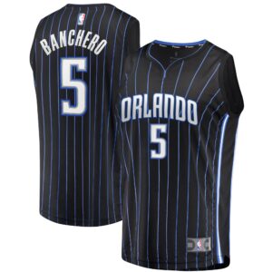 Paolo Banchero Orlando Magic  2022 Draft First Round Pick Fast Break Replica Player Jersey - Icon Edition - Black