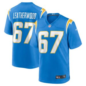 Alex Leatherwood Los Angeles Chargers Team Game Jersey -  Powder Blue