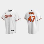 Men's Baltimore Orioles #47 John Means Home White Jersey