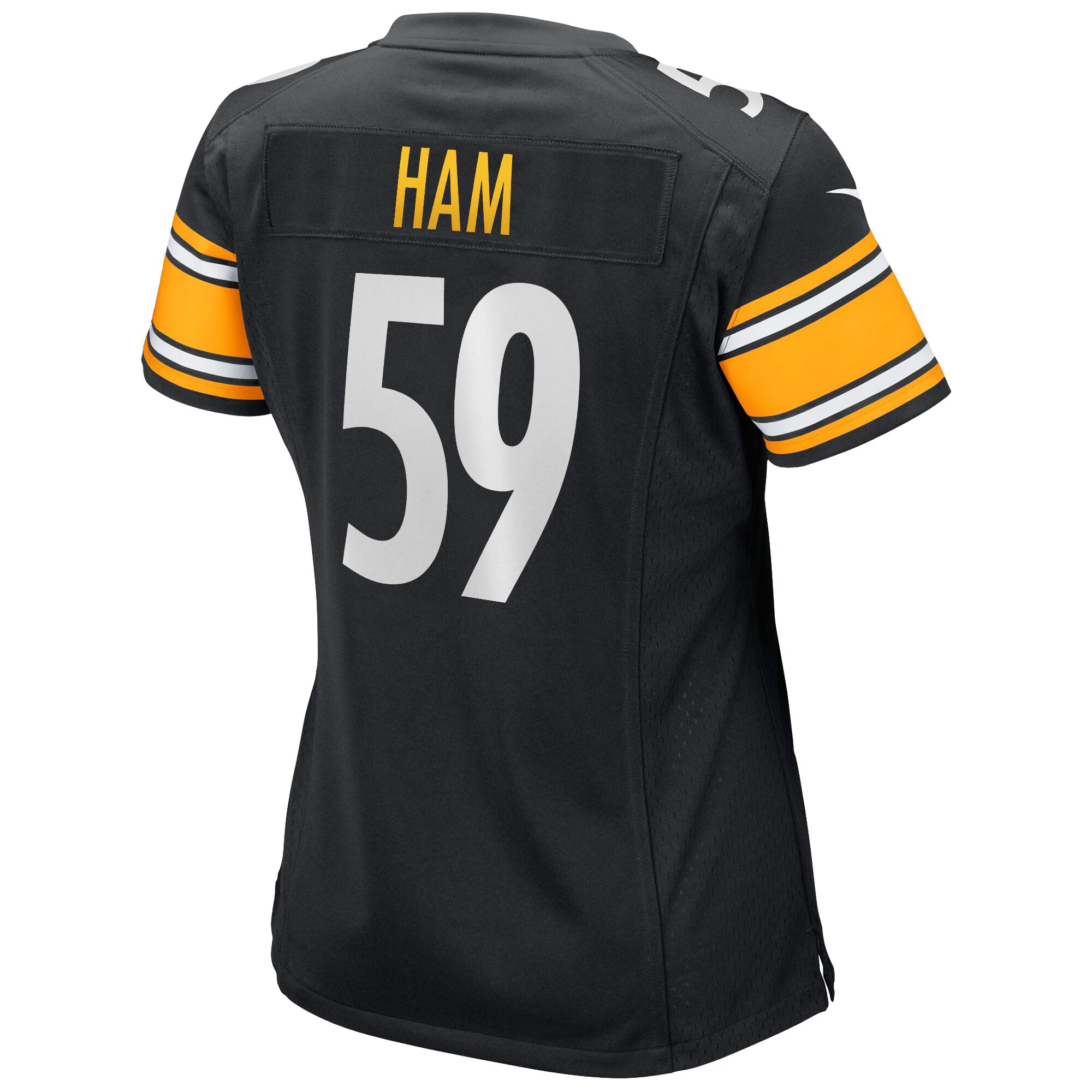 Jack Ham Pittsburgh Steelers Women's Game Retired Player Jersey - Black - Image 3