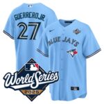 Vladimir Guerrero Jr. #27 Toronto Blue Jays 2025 World Series Limited Player Jersey Stitched Light Blue