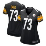 Carlos Davis Pittsburgh Steelers  Women's Game Jersey - Black