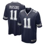 Micah Parsons Dallas Cowboys  2021 Draft First Round Pick Game Jersey - Navy
