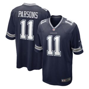 Micah Parsons Dallas Cowboys  2021 Draft First Round Pick Game Jersey - Navy