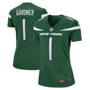 Ahmad Sauce Gardner New York Jets  Women's Game Jersey - Green
