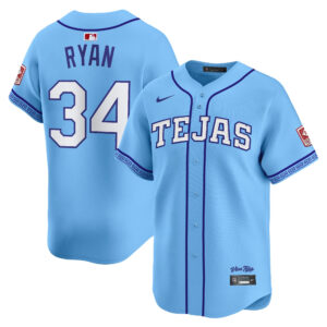 Nolan Ryan #34 Texas Rangers 2026 City Connect Vapor Premier Limited Jersey - All Stitched