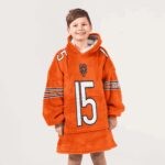 Kid 15 Chicago Football Unisex Blanket Hoodie