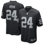 Johnathan Abram Las Vegas Raiders  Game Player Jersey - Black
