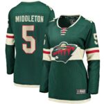 Jake Middleton Minnesota Wild Women's Home Breakaway Player Jersey - Green