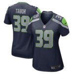 Teez Tabor Seattle Seahawks  Women's Home Game Player Jersey - College Navy