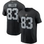 Men's Darren Waller Black Las Vegas Raiders Name & Number T-Shirt