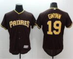 San Diego Padres #19 Tony Gwynn Brown Flexbase Collection Stitched Jersey