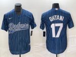Men's Los Angeles Dodgers #17  Blue Shohei Ohtani Jersey