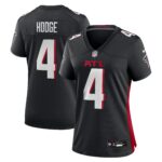 Women's Atlanta Falcons KhaDarel Hodge #4 Black Team Game Jersey