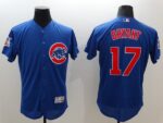 Men's Chicago Cubs #17 Kris Bryant Blue New Flex Base Stitched Jersey