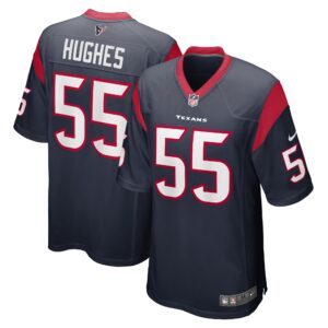Jerry Hughes Houston Texans  Game Player Jersey - Navy