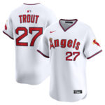 Los Angeles Angels Mike Trout #27 White Alternate Limited Jersey