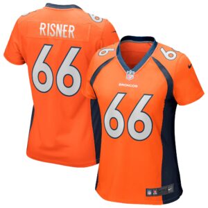 Dalton Risner Denver Broncos  Women's Game Jersey - Orange