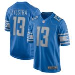 Brandon Zylstra Detroit Lions  Home Game Player Jersey - Blue