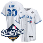 Alejandro Kirk #30 Toronto Blue Jays 2025 World Series Replica Jersey - White