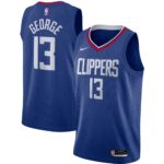 Paul George LA Clippers 2020/21 Swingman Jersey - Royal - Icon Edition