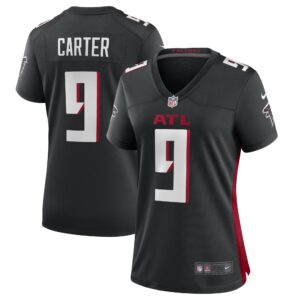 Lorenzo Carter Atlanta Falcons  Women's Game Player Jersey - Black