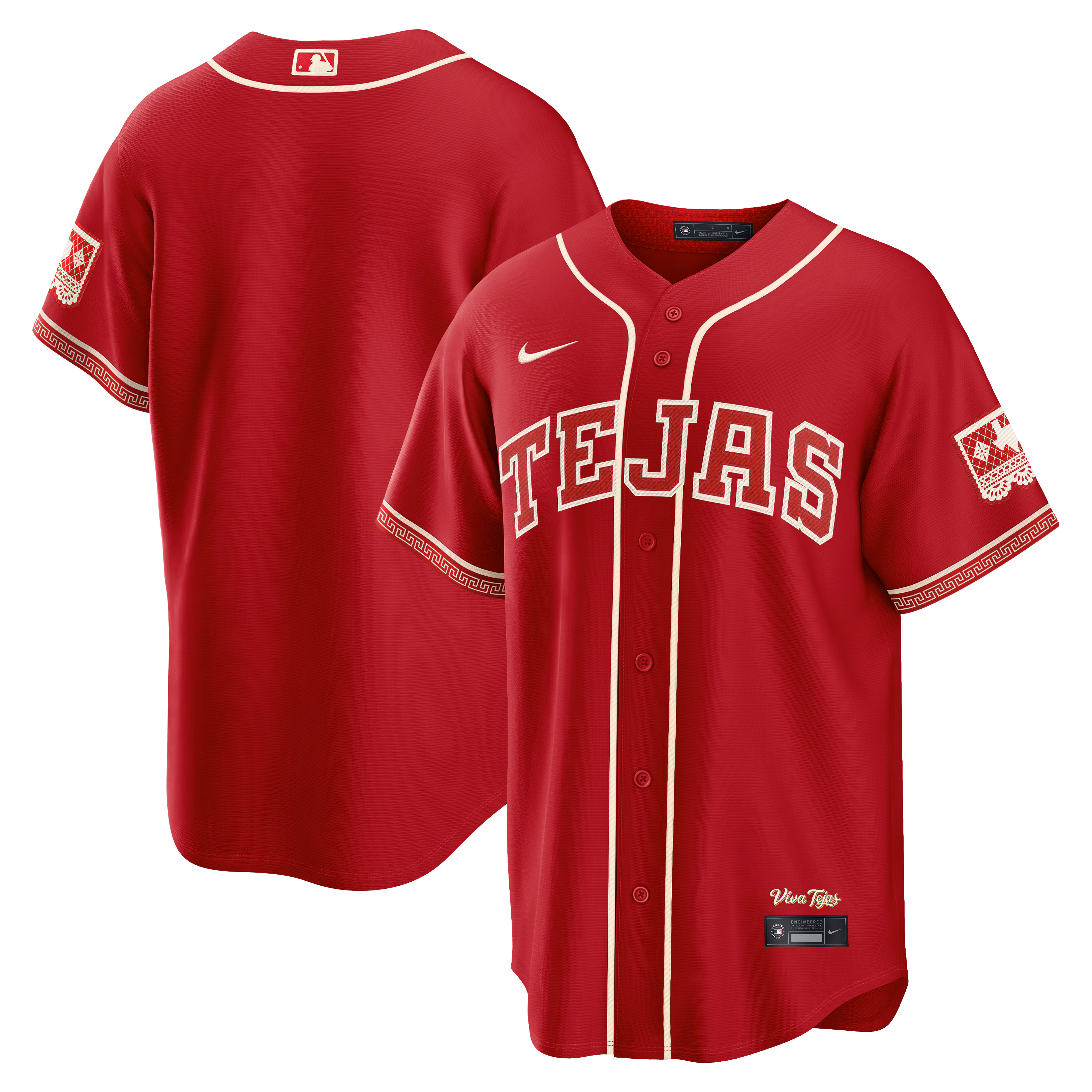 Texas Rangers Red 2026 City Connect Stadium Jersey