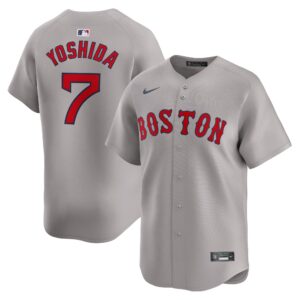 Men's Boston Red Sox Masataka Yoshida  Gray Away Limited Player Jersey