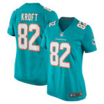 Tyler Kroft Miami Dolphins Women's Team Game Jersey -  Aqua
