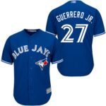 Toronto Blue Jays #27 Vladimir Guerrero Jr. Blue New Cool Base Stitched Jersey