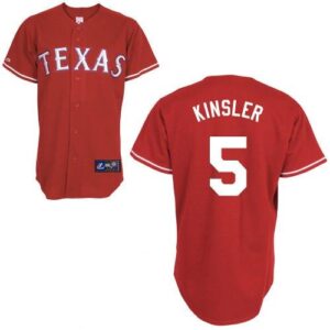 Texas Rangers #5 Ian Kinsler Stitched Red Jersey