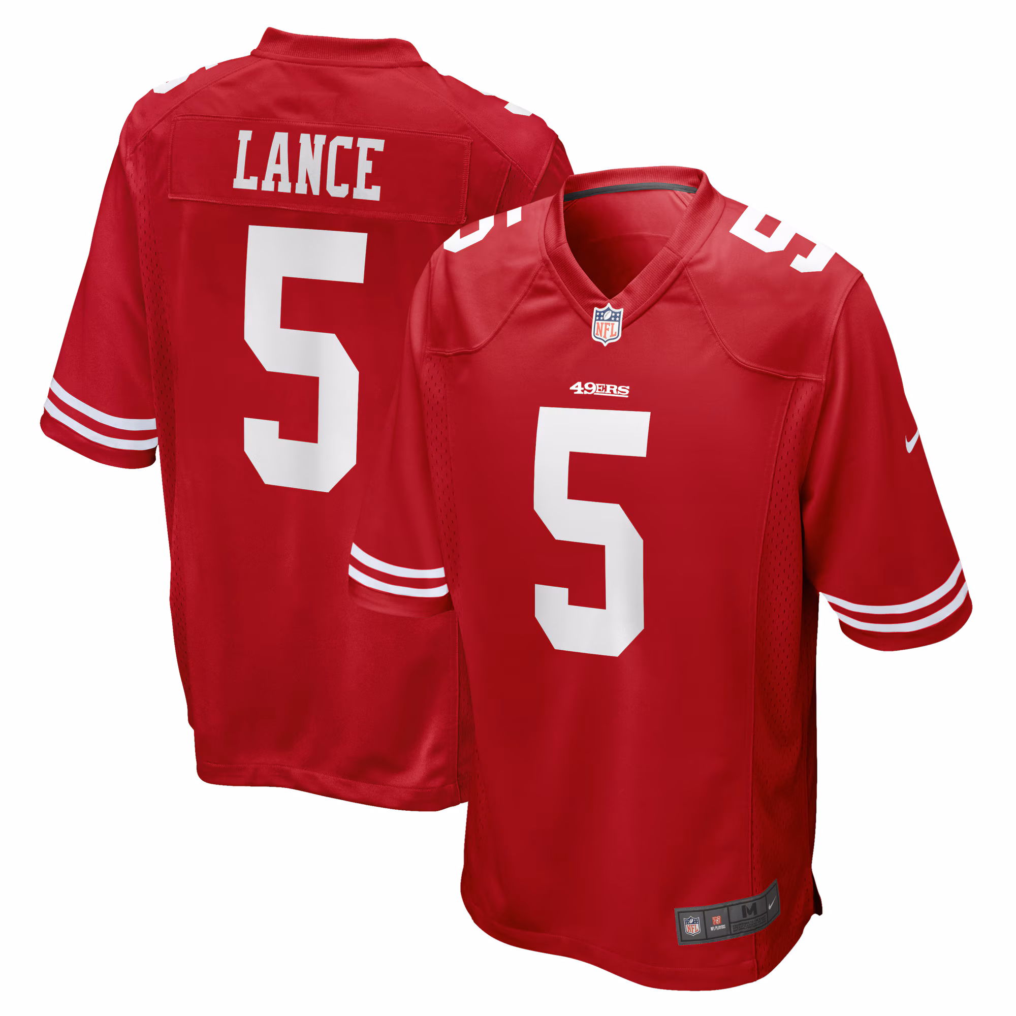 Trey Lance San Francisco 49ers Game Jersey - Scarlet