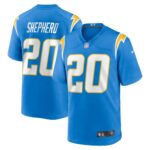 Darrius Shepherd Los Angeles Chargers  Game Jersey - Powder Blue