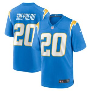 Darrius Shepherd Los Angeles Chargers  Game Jersey - Powder Blue