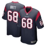 Justin Britt Houston Texans  Game Jersey - Navy