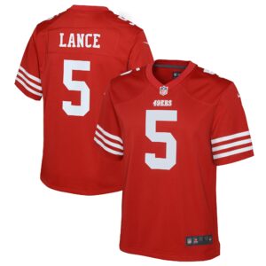 Trey Lance San Francisco 49ers  Youth Game Jersey - Scarlet