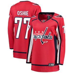 TJ Oshie Washington Capitals Women's Home Breakaway Player Jersey - Red
