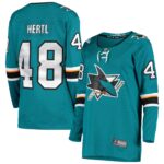 Tomas Hertl San Jose Sharks Women's Breakaway Home Player Jersey - Teal