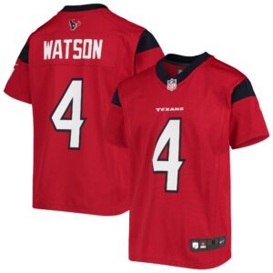 Deshaun Watson Houston Texans  Youth Player Game Jersey - Red