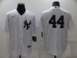 Men's  New York Yankees #44 Reggie Jackson White Cool Base Stitched Jersey