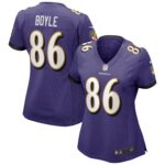 Nick Boyle Baltimore Ravens  Women's Game Jersey - Purple