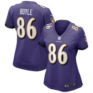 Nick Boyle Baltimore Ravens  Women's Game Jersey - Purple