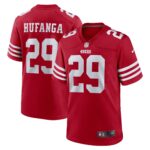 Talanoa Hufanga San Francisco 49ers  Game Player Jersey - Scarlet